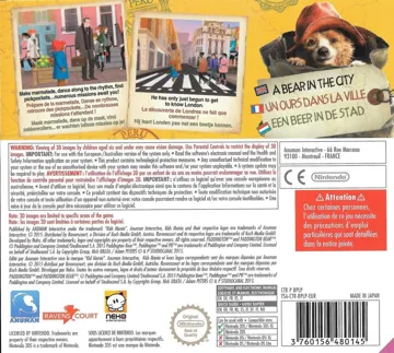 Paddington - Adventures in London (Europe) (En,Fr,De,Es,It) box cover back